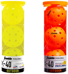 Franklin Outdoor X-40 Pickleball - Pink - Pack of 3