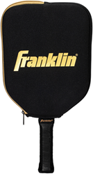 Franklin Single Pickleball Paddle Cover - Black/Gold -