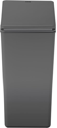 EKO cubo de basura Morandi touch 20 litros gris plástico moderno-2