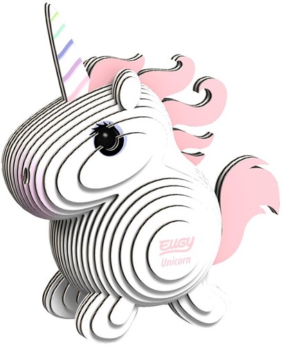 Eugy puzzle 3D unicornio - kit de modelismo de cartón para niños