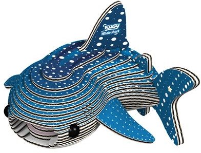 Eugy 3D tiburón ballena set creativo - juguete ecológico-2