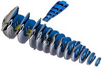 Eugy puzzle 3D - Arrendajo azul - juguete ecológico de cartón-3