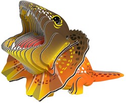 Eugy puzzle 3D - Lagarto - Kit creativo de cartón para niños
