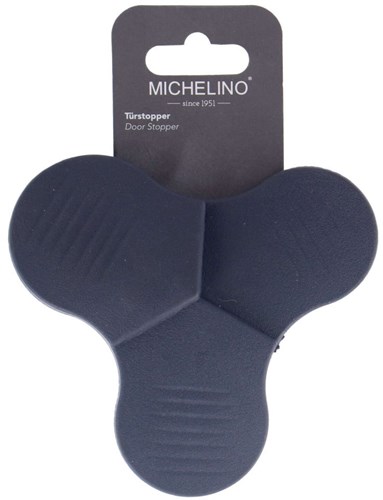 Tope de puerta gris plástico tres lados - Michelino tope puerta interior