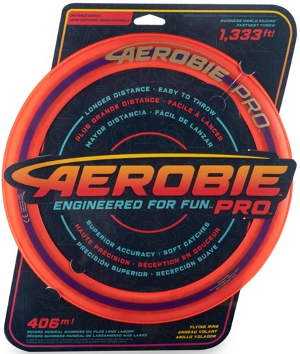 Aerobie Pro Flying Disc frisbee naranja - juguete deportivo para exteriores-3