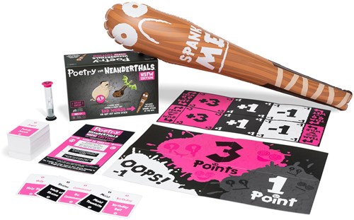 Exploding Kittens juego de mesa Poetry for Neanderthals NSFW adultos-3