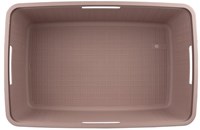 Curver cesta ropa jute 46L rosa - cesta almacenamiento sostenible ropa-2
