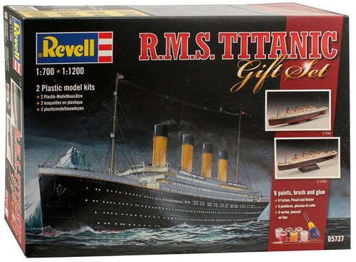 Revell maqueta Titanic - set de regalo con pintura y pegamento