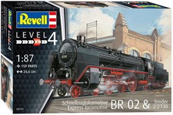 Revell maqueta locomotora de vapor BR 02 & Tender 2'2'T30 1:87 plástico
