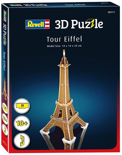 Revell 3D Puzzle - Kit de construcción Torre Eiffel modelo París