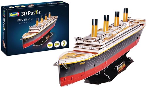 Revell Puzzle 3D Kit de Construcción - RMS Titanic - 113 Piezas - 80 cm-2