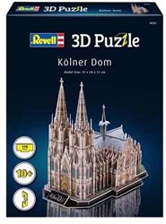 Revell Puzzle 3D Kit de Construcción Catedral de Colonia - 179 piezas