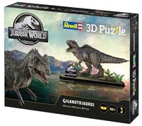 Revell Puzzle 3D Jurassic World Giganotosaurus kit de construcción 60pzs-3