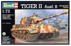 Revell kit de modelismo Tiger II Ausf. B 1:72 - 144 piezas tanque
