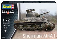Revell kit de modelismo tanque Sherman M4A1 1:72 escala 86 piezas