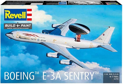 Revell maqueta avión Boeing E-3A Sentry modelo a escala 1:144