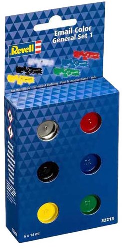 Revell set básico pintura esmalte brillante - set pintura modelismo 6x14ml