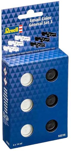 Revell set de pintura para juguetes Email Basisset Matt - 6x14ml para modelismo