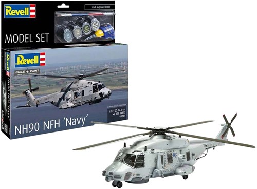 Revell maqueta helicóptero NH90 NFH Navy 1:72 con pintura