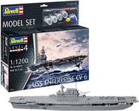 Revell kit de modelismo USS Enterprise CV-6 1:1200 - 38 piezas-3