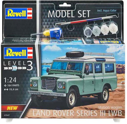 Revell maqueta Land Rover Series III LWB 1:24 - 184 piezas