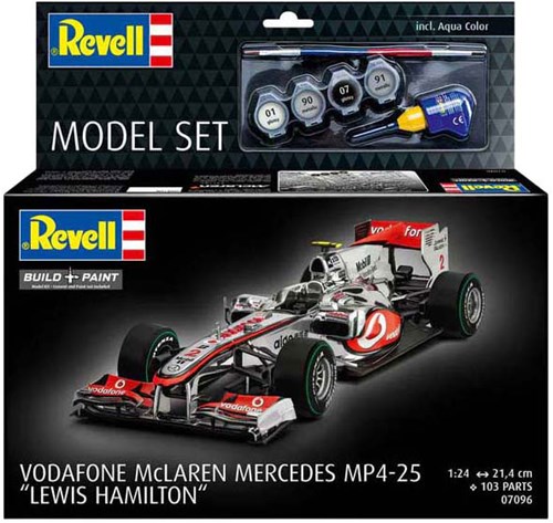 Revell kit de modelismo coche Fórmula 1 Vodafone McLaren Mercedes MP4-25 1:24