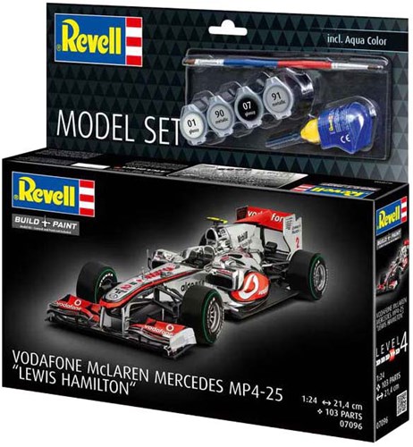 Revell kit de modelismo coche Fórmula 1 Vodafone McLaren Mercedes MP4-25 1:24-3