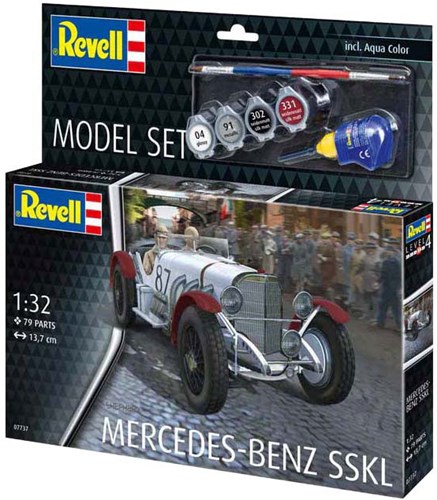 Revell kit de modelismo Mercedes-Benz SSKL 1:32 - coche clásico juguete-3