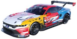 Carrera Ford Mustang GT3 coche de carreras modelo con función de luz 1:32