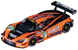 Carrera McLaren 720S GT3 coche de carreras 1:32 con luces y licencia