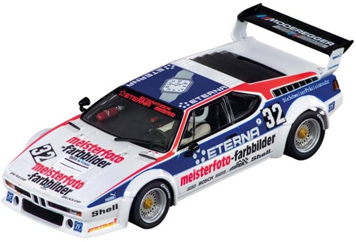 Carrera coche de carreras BMW M1 Procar Moderegger 1:32 con luces