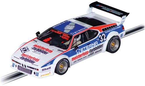 Carrera coche de carreras BMW M1 Procar Moderegger 1:32 con luces-2