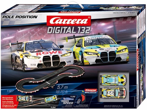 Pista de carreras Carrera digital 132 BMW M4 GT3 inalámbrica 5,7 metros
