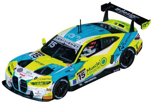 Carrera coche de carreras BMW M4 GT3 RAM Racing British GT 2024 escala 1:32