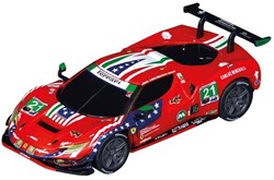 Coche de juguete Carrera Ferrari 296 GT3 AF Corse No.2 escala 1:43 circuito