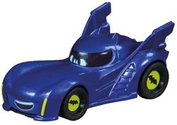 Carrera Batwheels BAM Coche de carreras 1:50 - Coche de juguete Batman azul