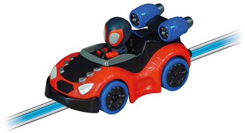 Carrera coche de juguete Spiderman coche de carreras - escala 1:50 - pista infantil-2