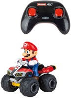 Carrera RC coche teledirigido Mario Kart Quad 2,4GHz escala 1:20 juguete-2