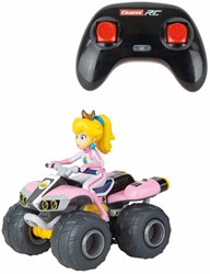 Carrera RC coche teledirigido Mario Kart Peach Quad 2,4GHz 19,5cm juguete