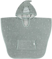 Trixie poncho azul algodón orgánico Mr. Shark toalla infantil baño