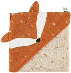 Trixie capa de baño bebé 75x75cm Mr. Fox algodón orgánico