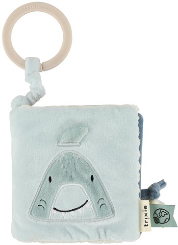 Trixie libro sensorial para carrito juguete bebé Mr. Shark azul