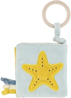 Trixie libro sensorial para carrito juguete bebé Mr. Shark azul-2
