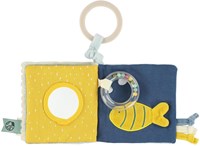 Trixie libro sensorial para carrito juguete bebé Mr. Shark azul-3