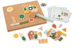 Trixie juego de martillo de madera granja juguete educativo FSC