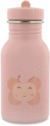 Trixie botella agua niños acero inoxidable 350ml Mrs. Butterfly rosa antigoteo mariposa