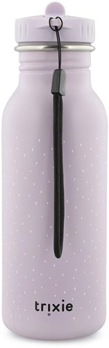 Trixie botella de agua acero inoxidable 500ml - Mrs. Mouse - botella infantil - a prueba de fugas - morado-2