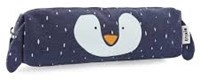 Trixie estuche largo - Mr. Penguin azul porta-creatividad