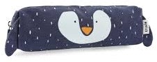 Trixie estuche largo - Mr. Penguin azul porta-creatividad
