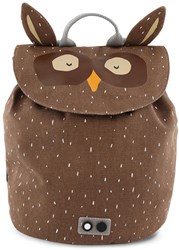 Trixie mochila infantil MINI Mr. Owl - bolsa escolar impermeable marrón